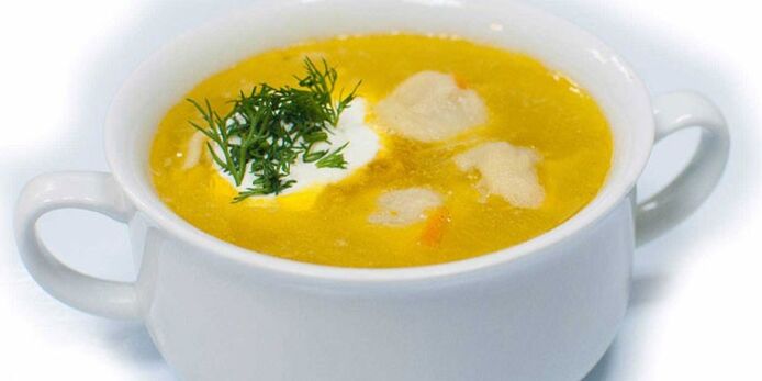 Chicken soup for a month to lose weight
