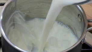 The preparation of the milk