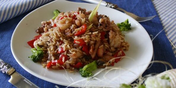Vegetable Rice for the Dukan Diet