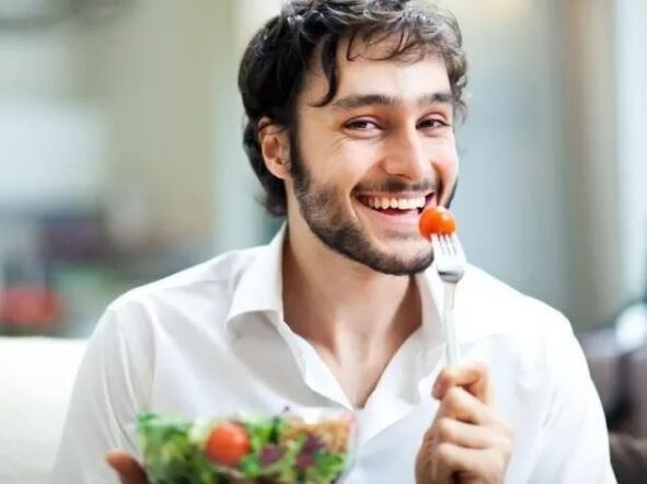 Appropriate nutrition for men to lose weight